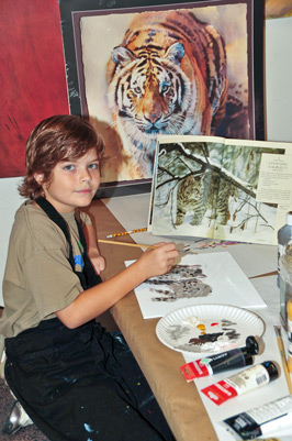 OMG Hosts Art Class Fundraiser