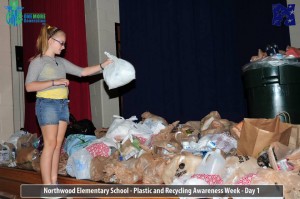 Bringing in plastic from home